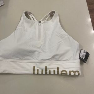 Lululemon Energy Bra High Neck Long Line Zip *Special Edition*